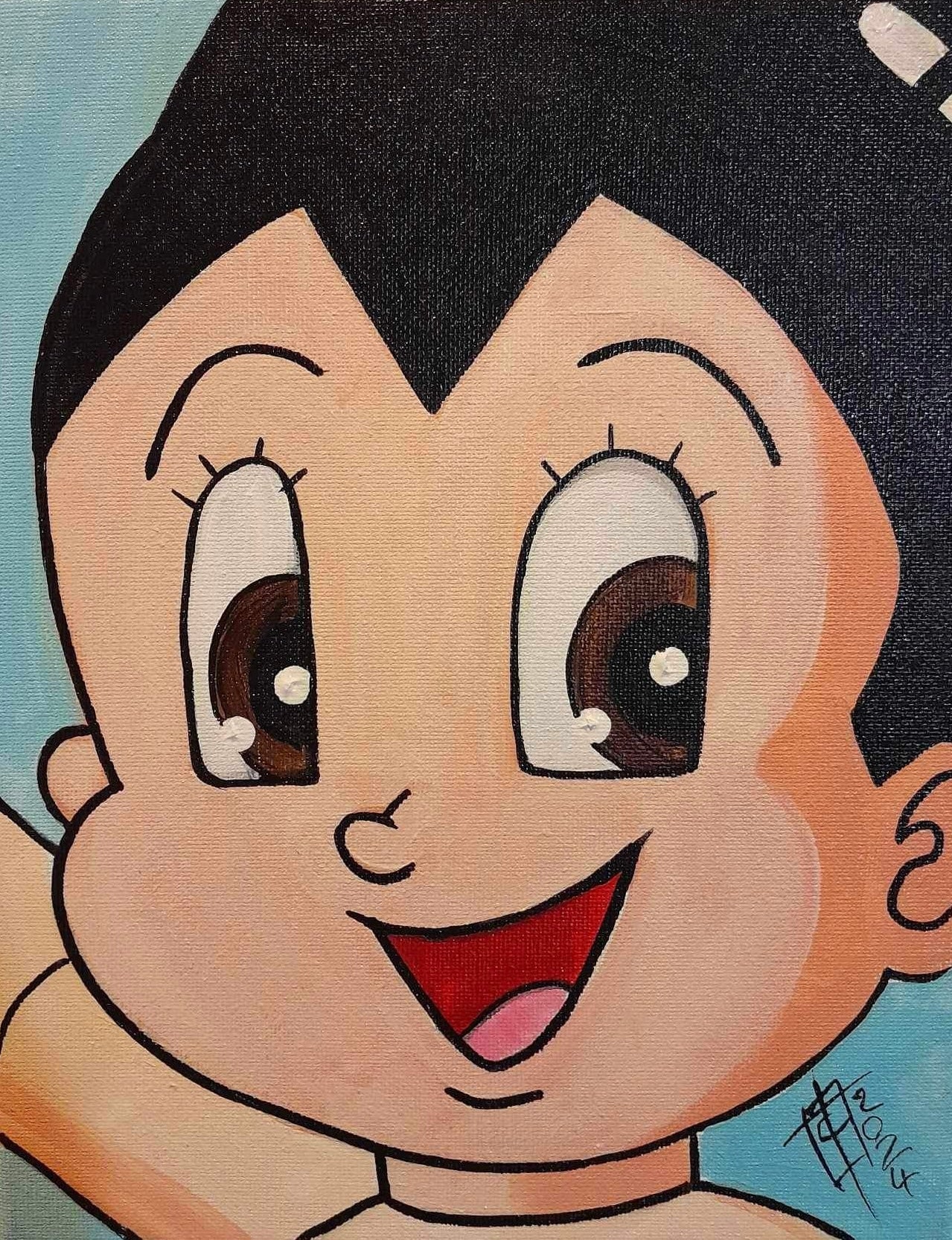 Fan art Painting - Astro Boy