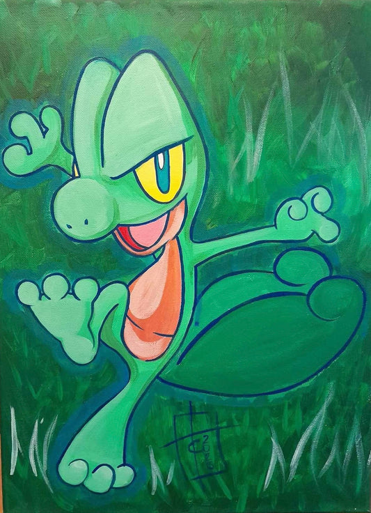 Fan art Painting - Treecko