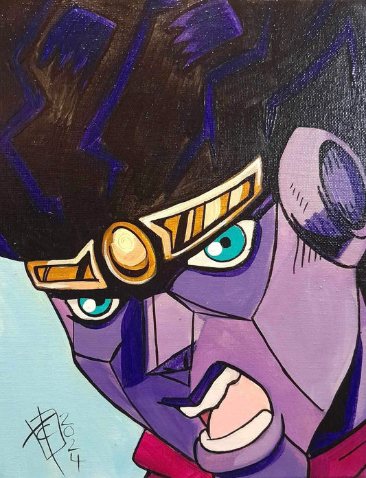 Fan art Painting - Star Platinum