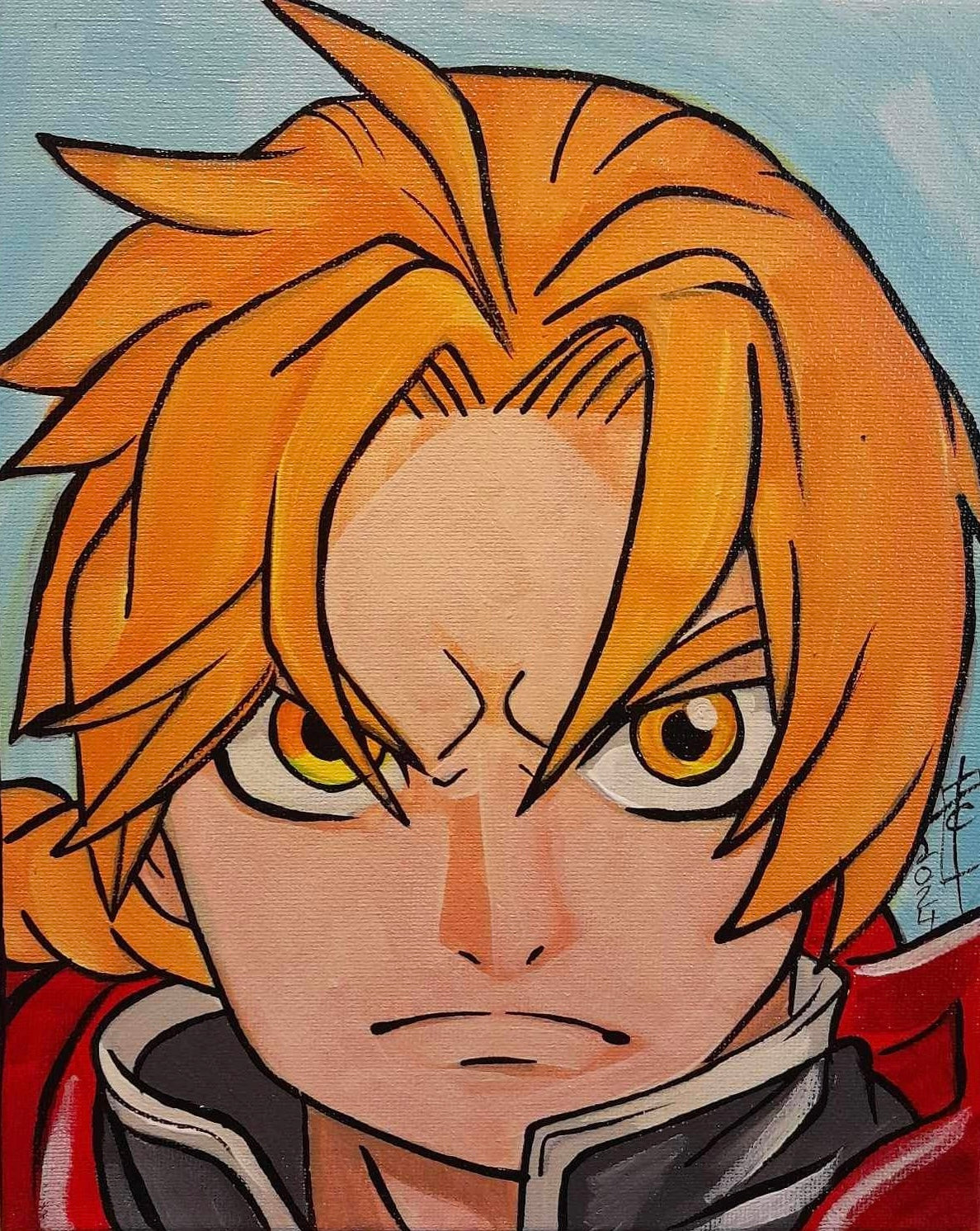 Fan art Painting - Edward Elric